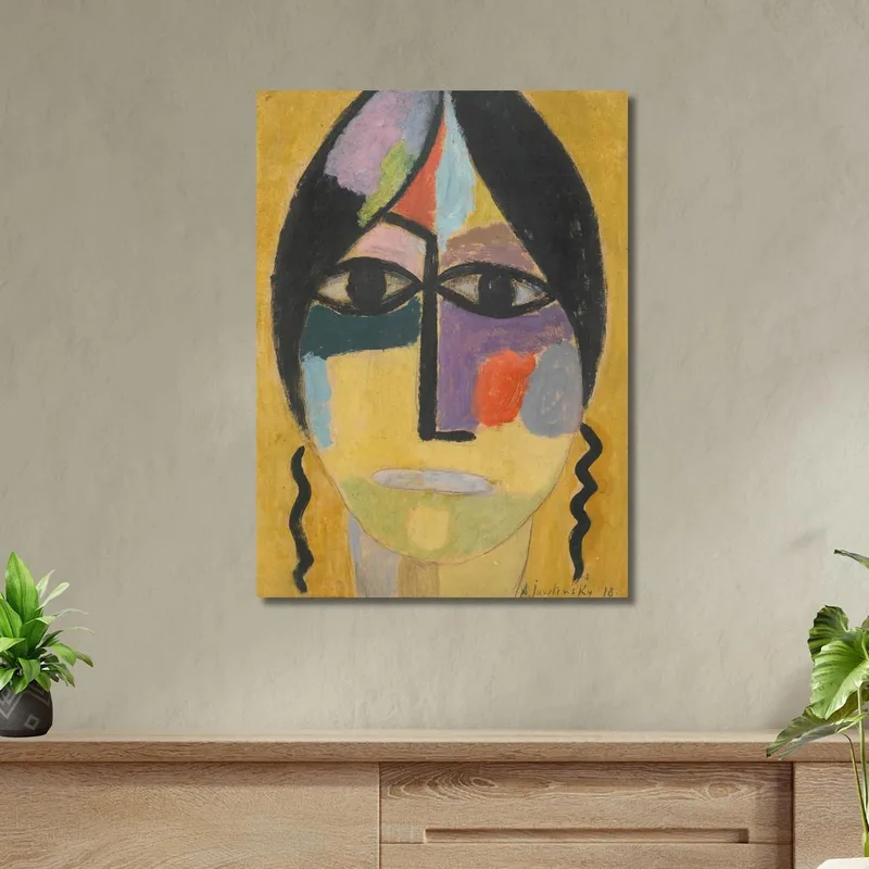 Tête Mystique Raven Wings Iv Alexej von Jawlensky