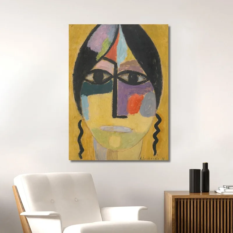 Tête Mystique Raven Wings Iv Alexej von Jawlensky