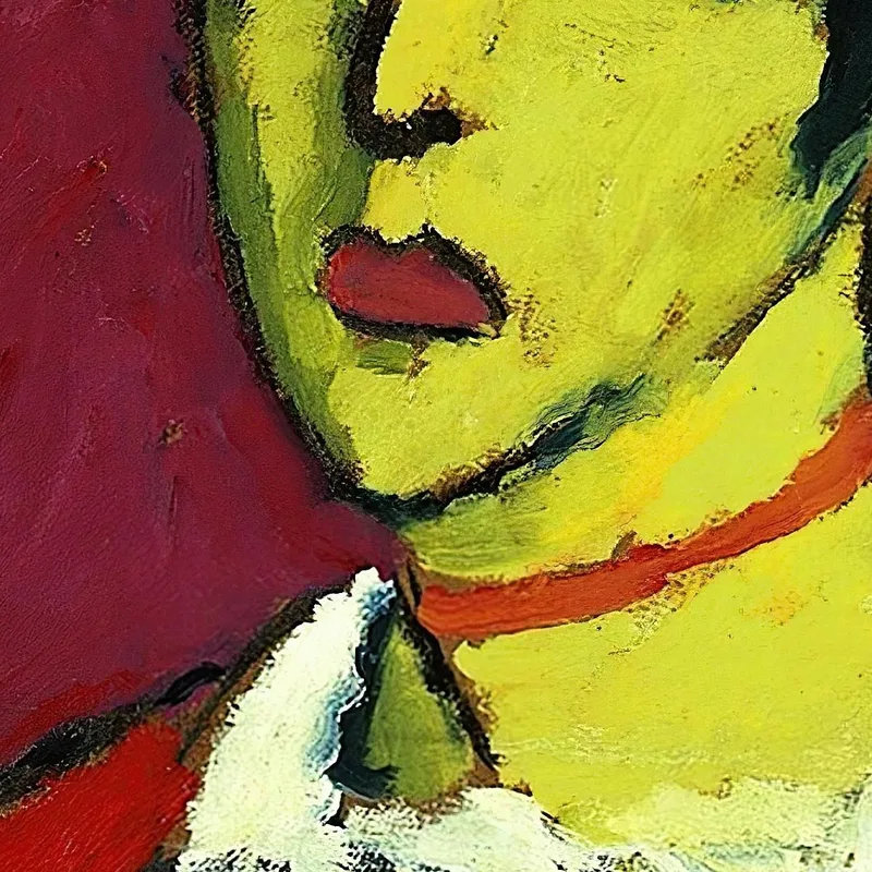Schokko With Wide-Brimmed Hat Alexej von Jawlensky