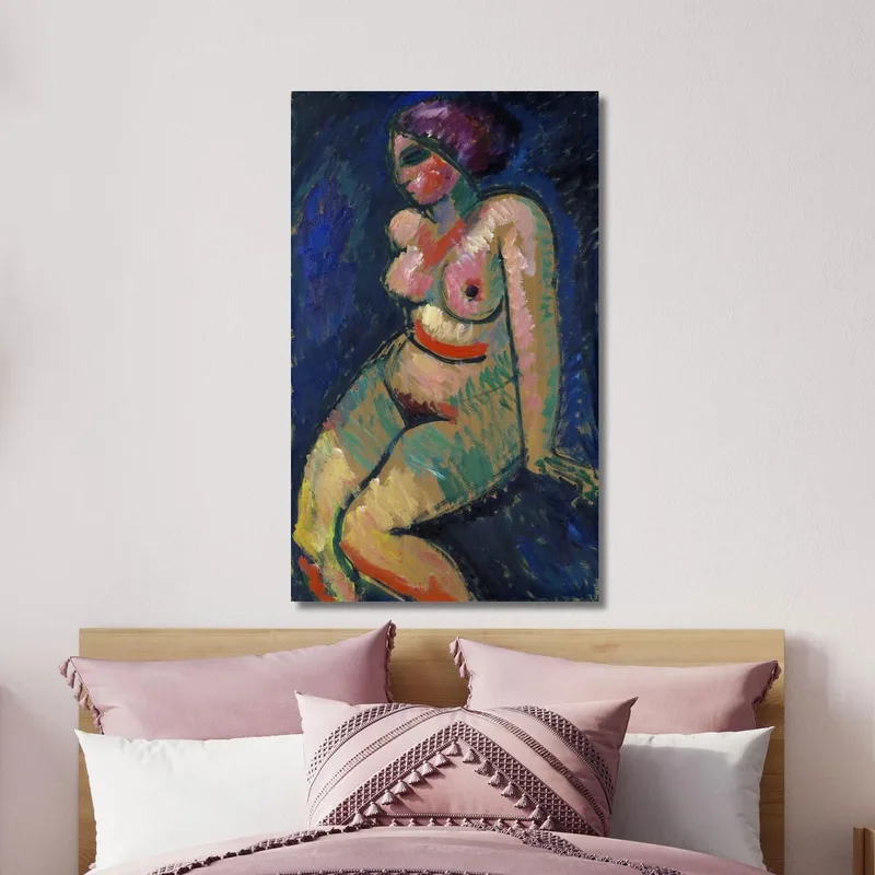 Seated Female Nude Alexej von Jawlensky