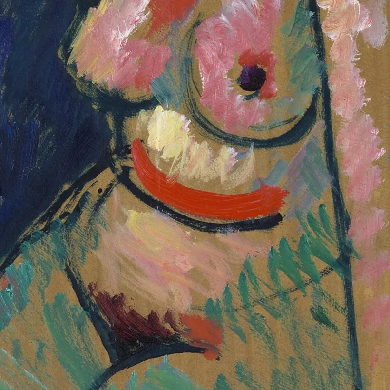 Seated Female Nude Alexej von Jawlensky