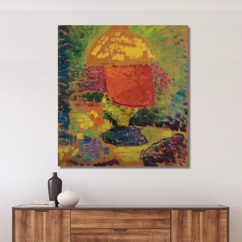Stillleben Mit Petroleumlampe Alexej von Jawlensky