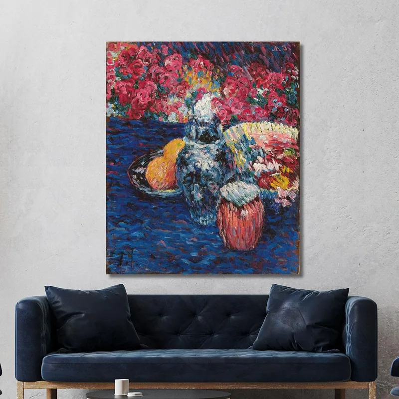 Nature Morte Aux Fleurs Et Fruits Alexej von Jawlensky
