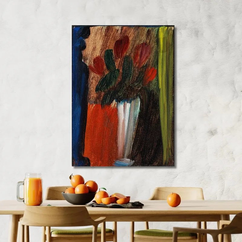 Fiori Di Natura Morta In Vaso Bianco Alexej von Jawlensky