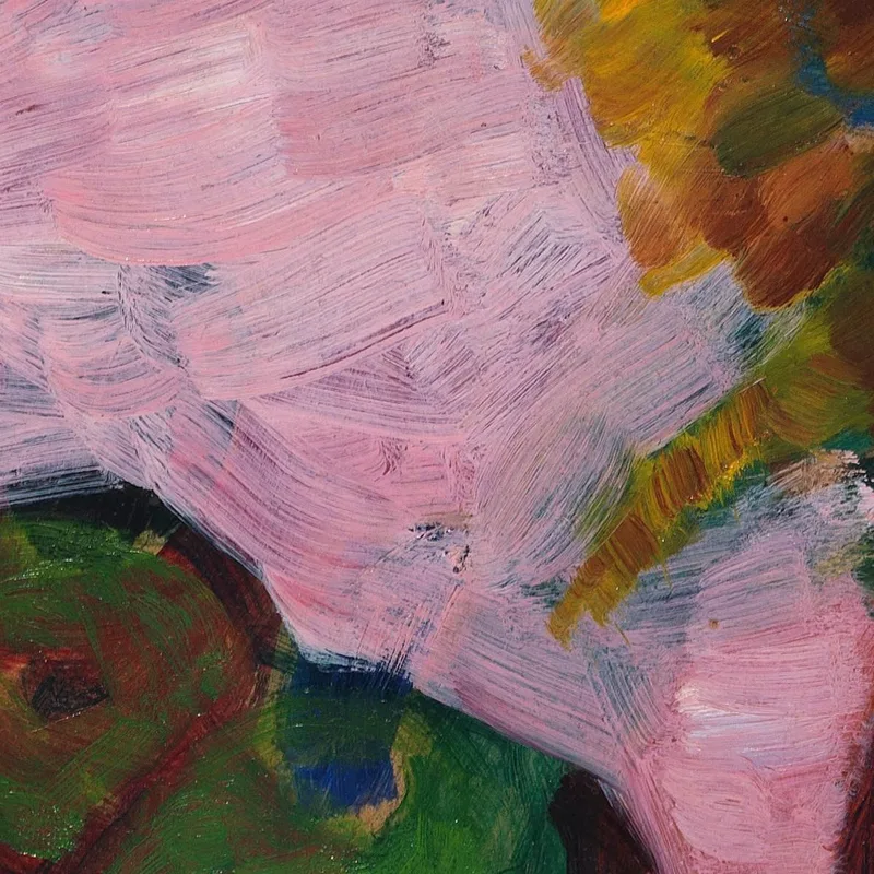 Stillleben Mit Fruchtschale Und Blumenvase Alexej von Jawlensky