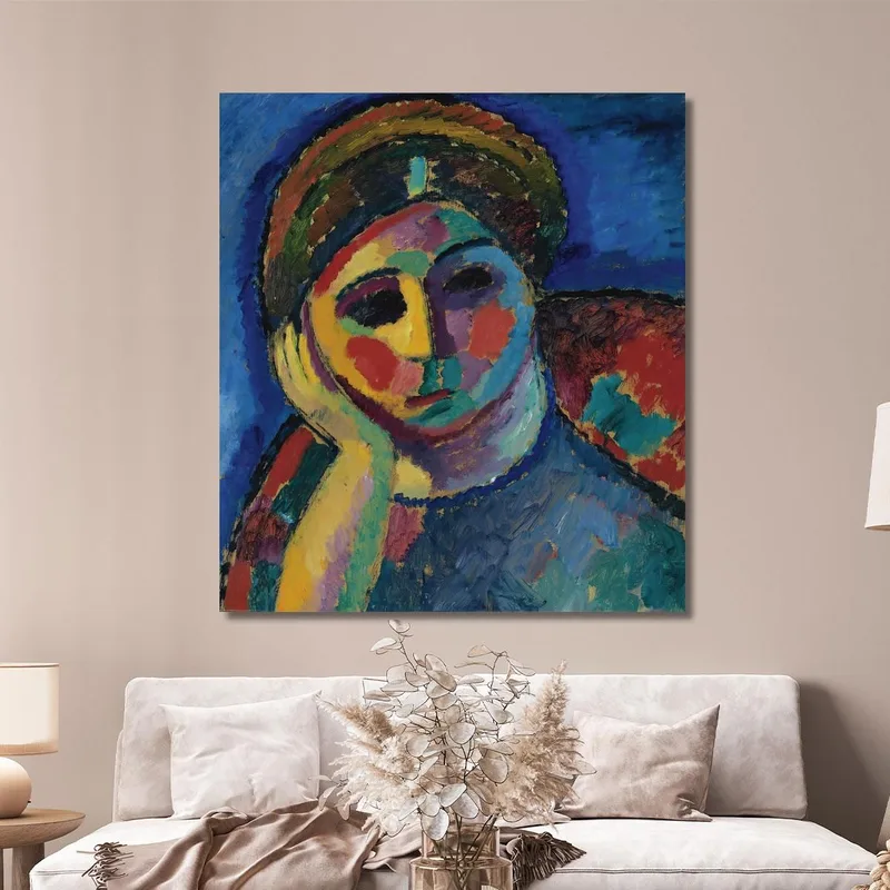 La Femme Qui Pense Alexej von Jawlensky