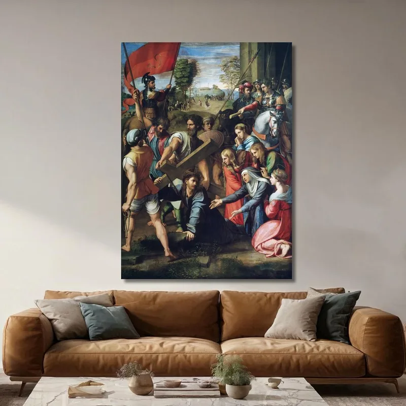 Christus Fällt Auf Dem Weg Nach Golgatha Raphael