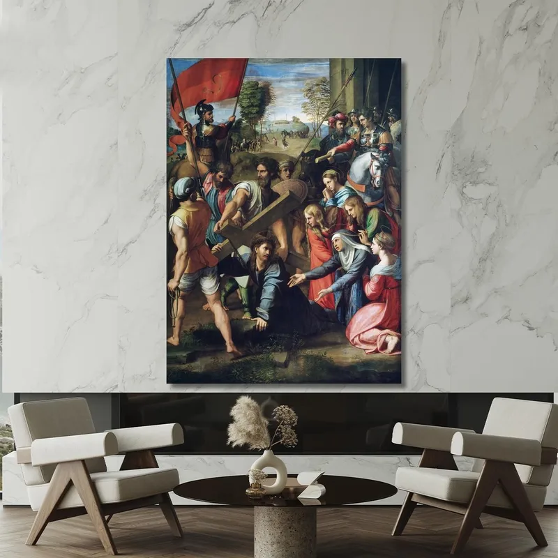 Christus Fällt Auf Dem Weg Nach Golgatha Raphael