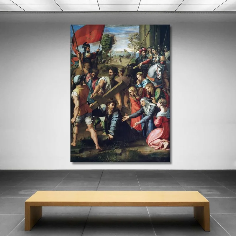Christus Fällt Auf Dem Weg Nach Golgatha Raphael