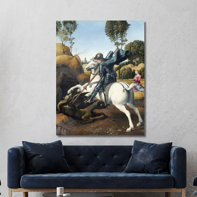 Der Heilige Georg Und Der Drache Raphael