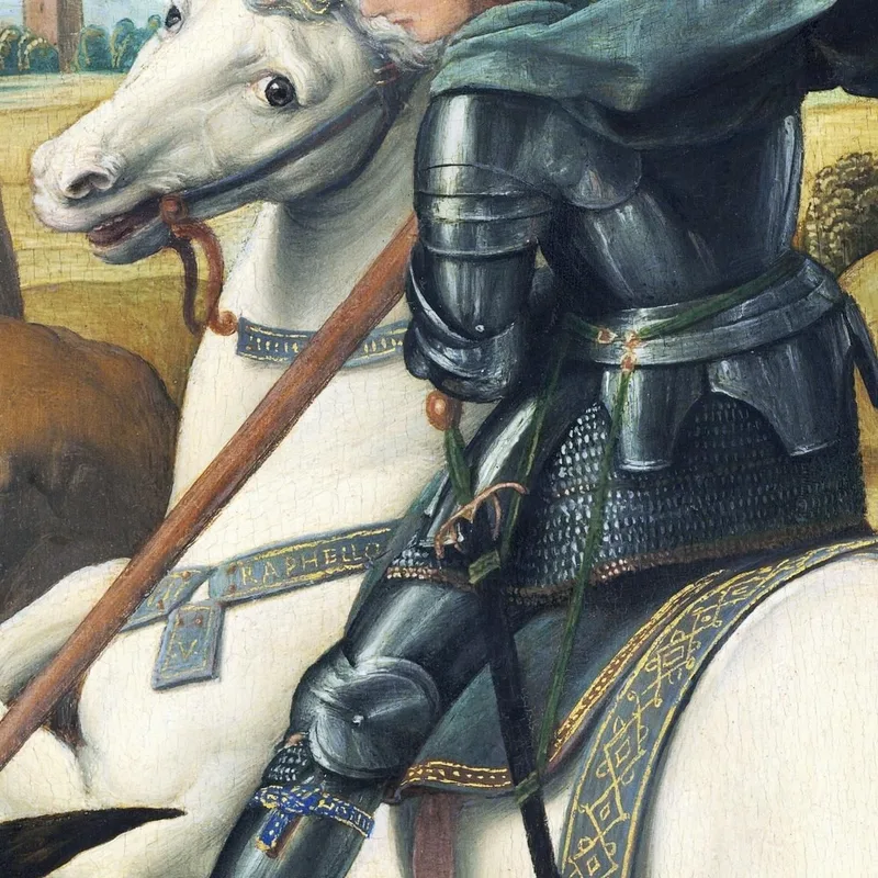 Der Heilige Georg Und Der Drache Raphael