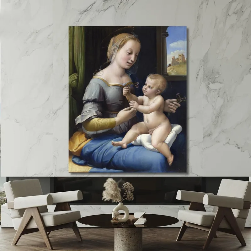 Die Madonna Der Nelken Raphael