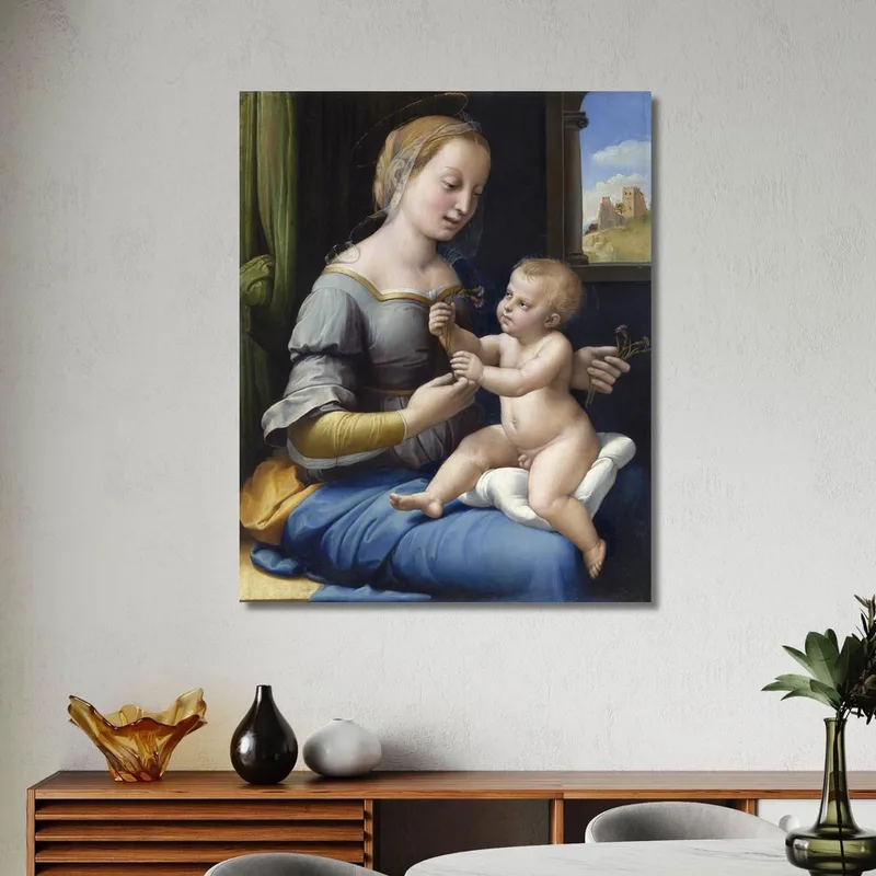 Die Madonna Der Nelken Raphael