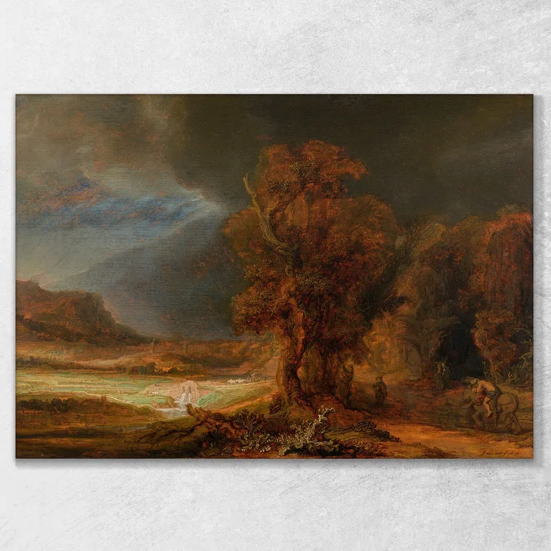 Paisaje Con El Buen Samaritano 1638 Rembrandt van Rijn