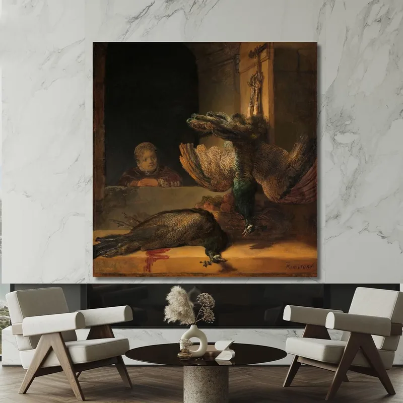 Stillleben Mit Pfauen Rembrandt van Rijn