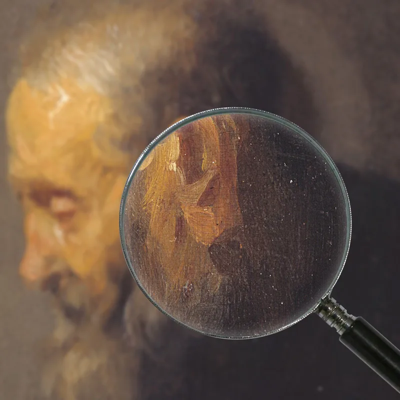 Estudio De Un Anciano De Perfil Rembrandt van Rijn