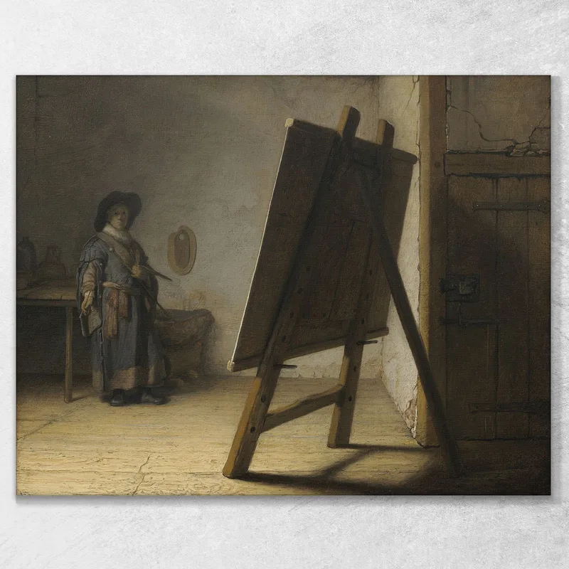 Der Künstler In Seinem Atelier Rembrandt van Rijn