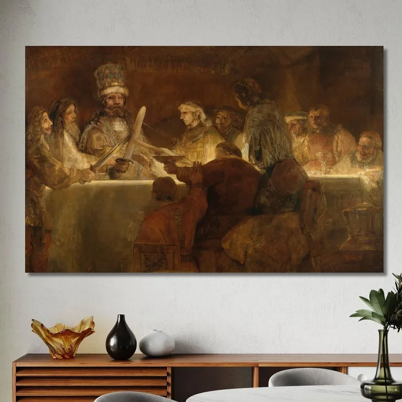 Die Verschwörung Der Bataver Unter Claudius Civilis Rembrandt van Rijn