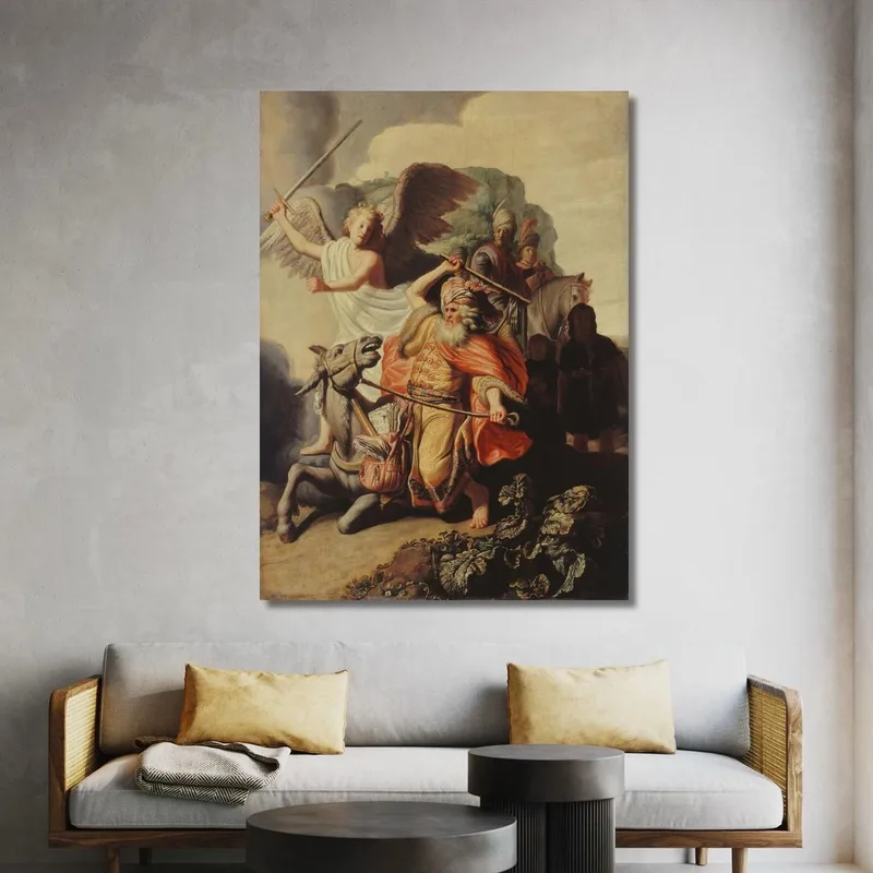 L'Âne Du Prophète Balaam Rembrandt van Rijn