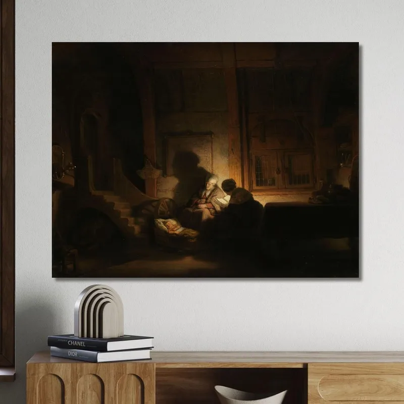 La Sainte Famille La Nuit Rembrandt van Rijn