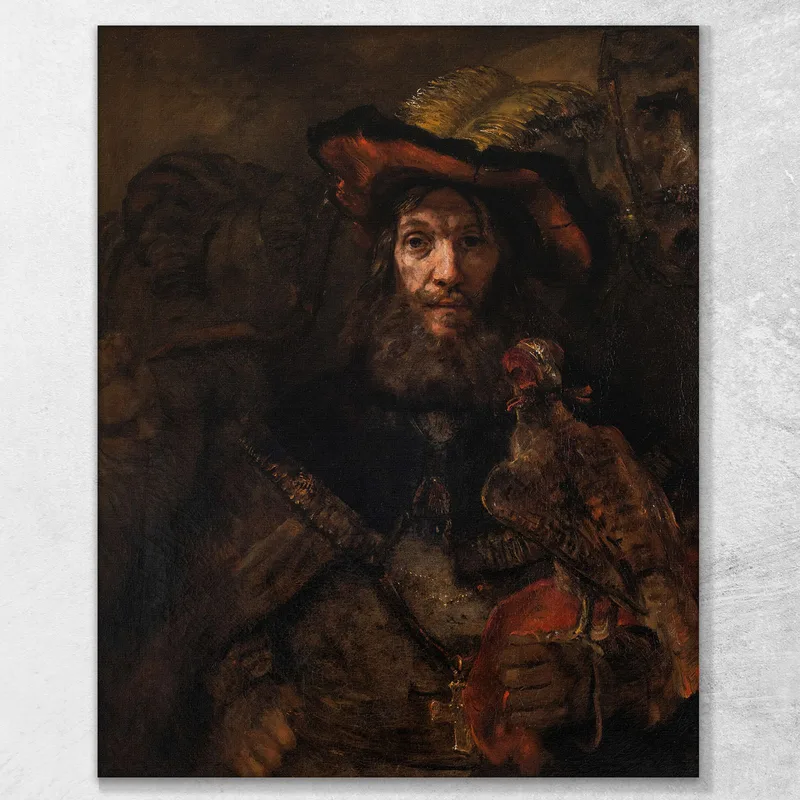 Der Ritter Mit Dem Falken Rembrandt van Rijn