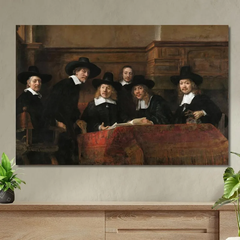 Die Probenentnahmebeauftragten Der Drapers Guild Rembrandt van Rijn