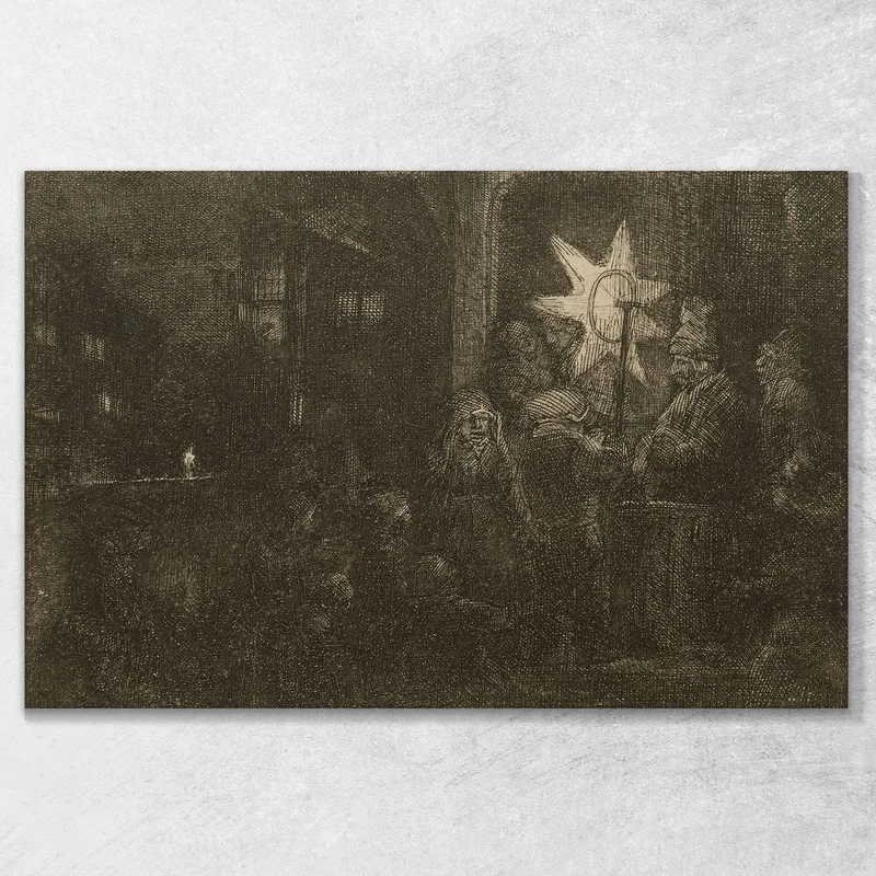 La Estrella De Reyes Una Pieza De Noche Rembrandt van Rijn