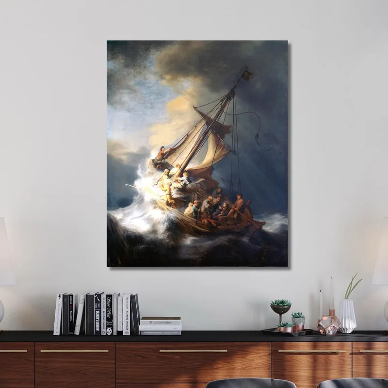 La Tempête Sur La Mer De Galilée Rembrandt van Rijn