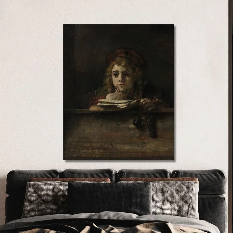 Titus An Seinem Schreibtisch Rembrandt van Rijn