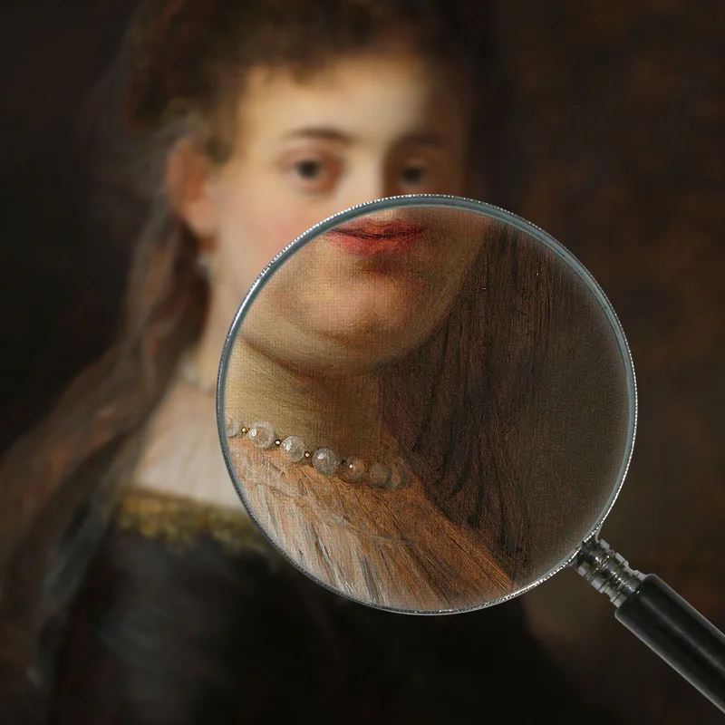 Young Woman In Fantasy Costume Rembrandt van Rijn