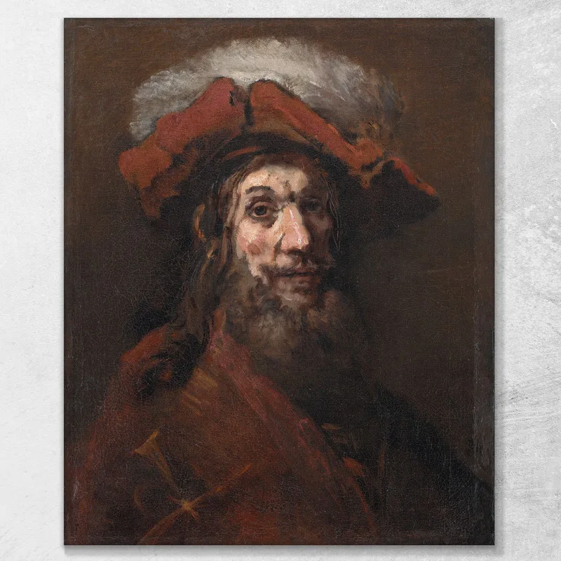 Esquisse Pour Le Chevalier Au Faucon Rembrandt van Rijn