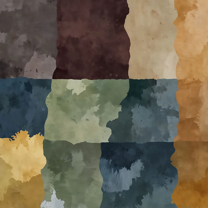 Marco De Formas Abstractas Mosaico De Tintes De Color
