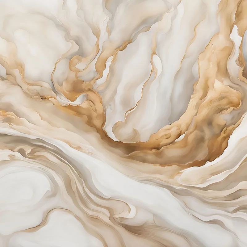 Marco De Formas Abstractas Ondas Beige Y Blancas.