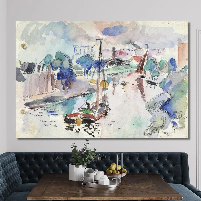 Il Kostverloren Vaart Ad Amsterdam Visto In Direzione Nord Rik Wouters