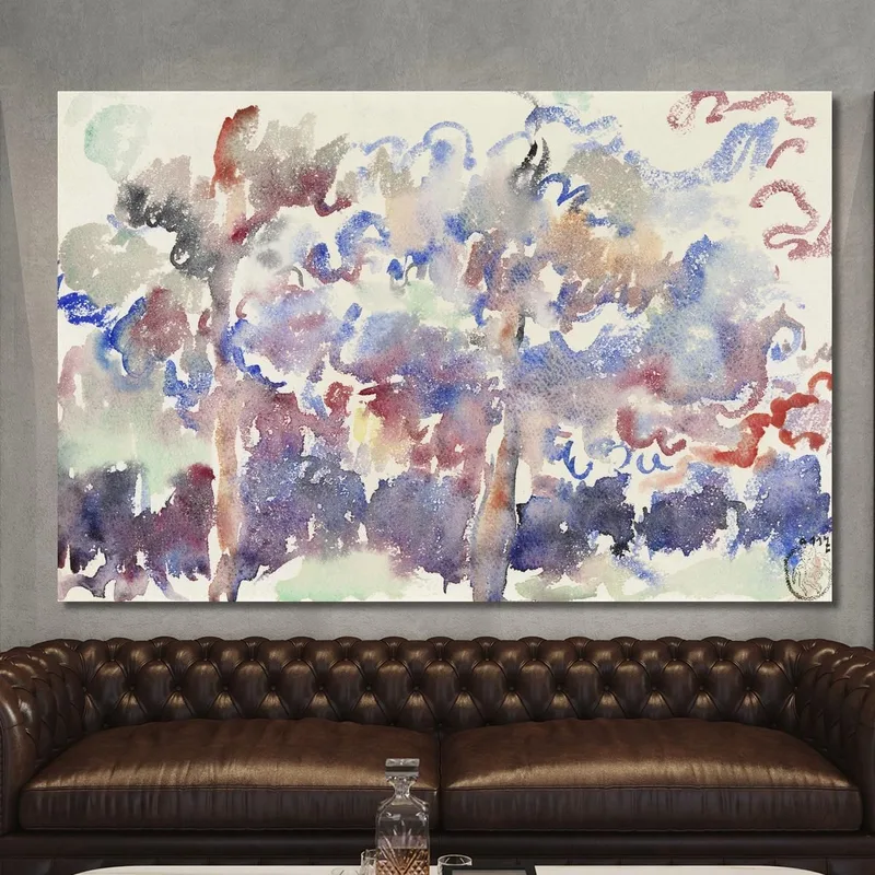 Paisaje Boitsfort Con Árboles Frutales En Flor Rik Wouters