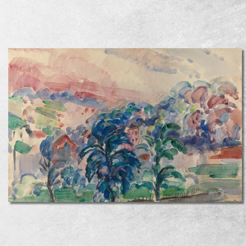 Boitsfort Mattutino Rik Wouters quadro stampa su tela