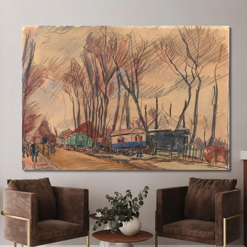 Road In The Rain Amersfoort Rik Wouters