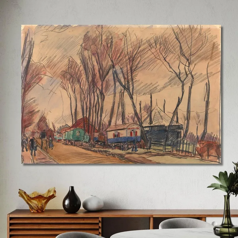 Road In The Rain Amersfoort Rik Wouters