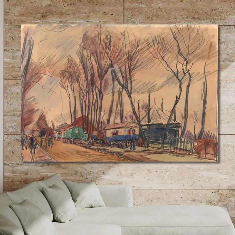 Road In The Rain Amersfoort Rik Wouters