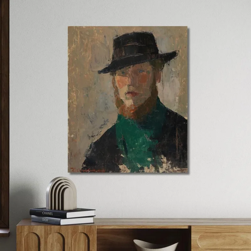 Self Portrait In Black Hat Rik Wouters