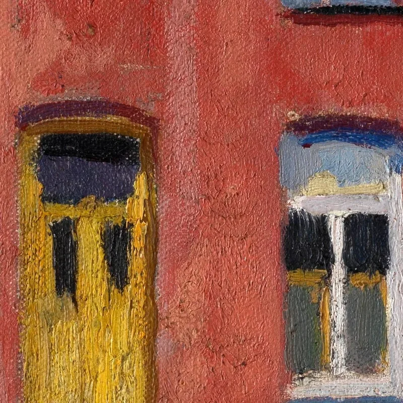 The Red House Late Snow Rik Wouters