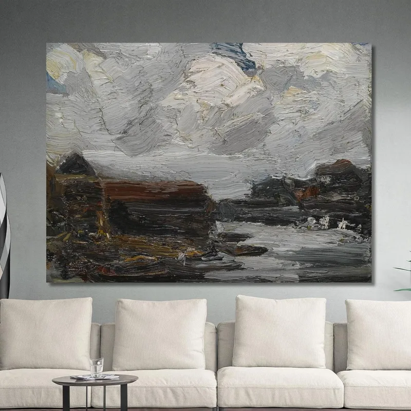 Canal En Haarlem Holanda Robert Henri