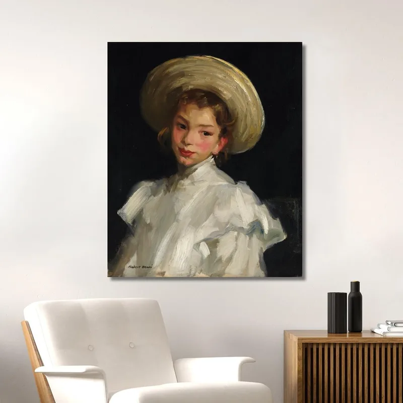 Ragazza Olandese In Bianco Robert Henri