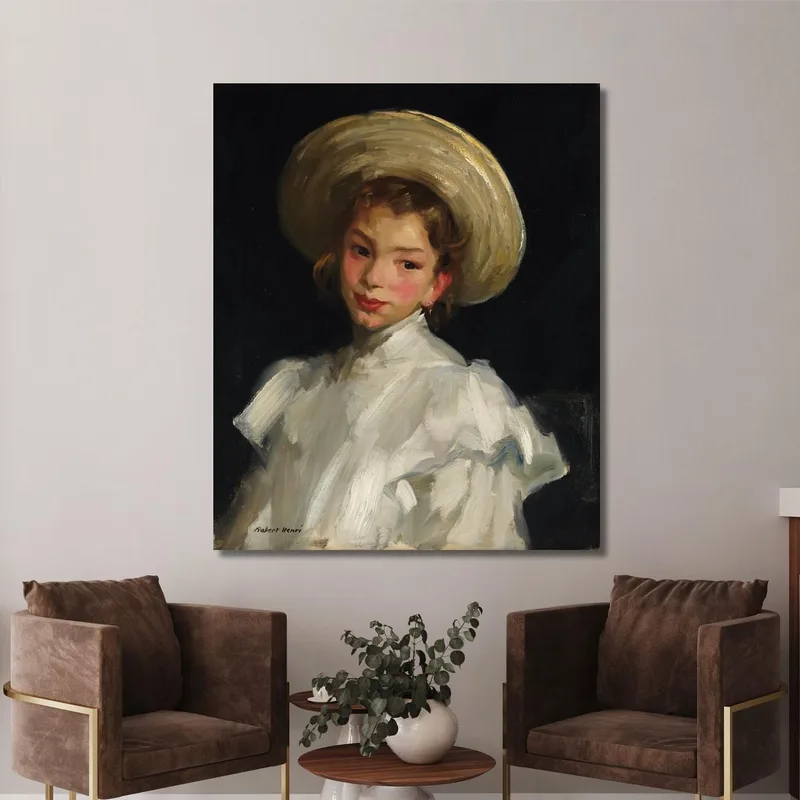 Ragazza Olandese In Bianco Robert Henri