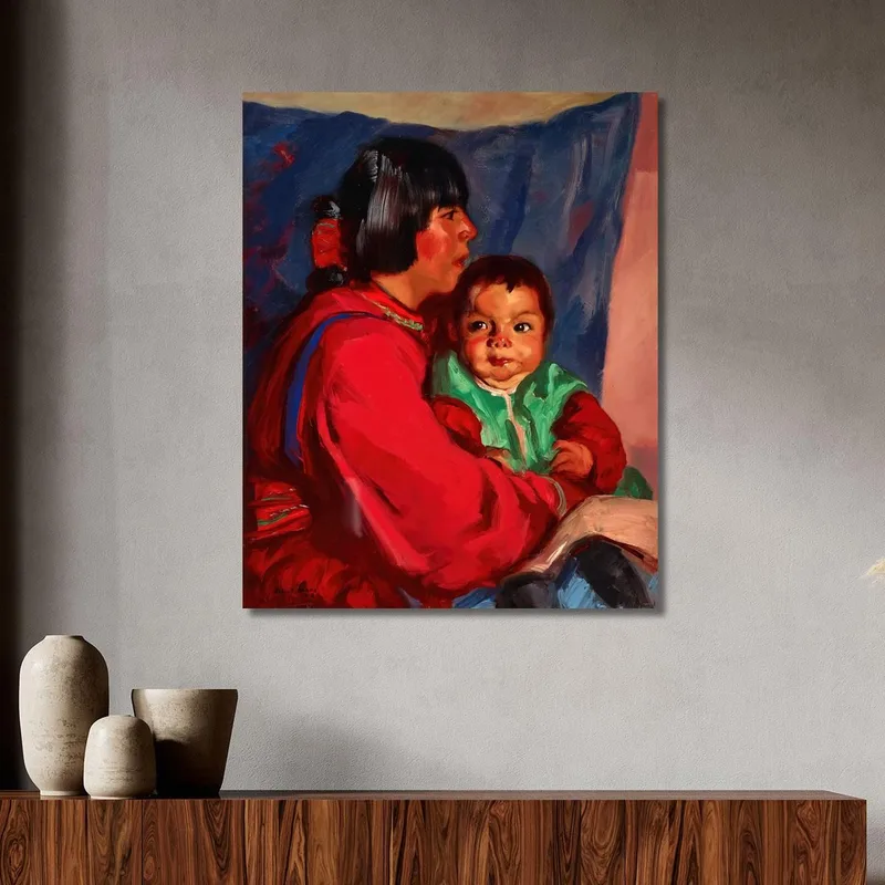 Maria Und Baby Robert Henri