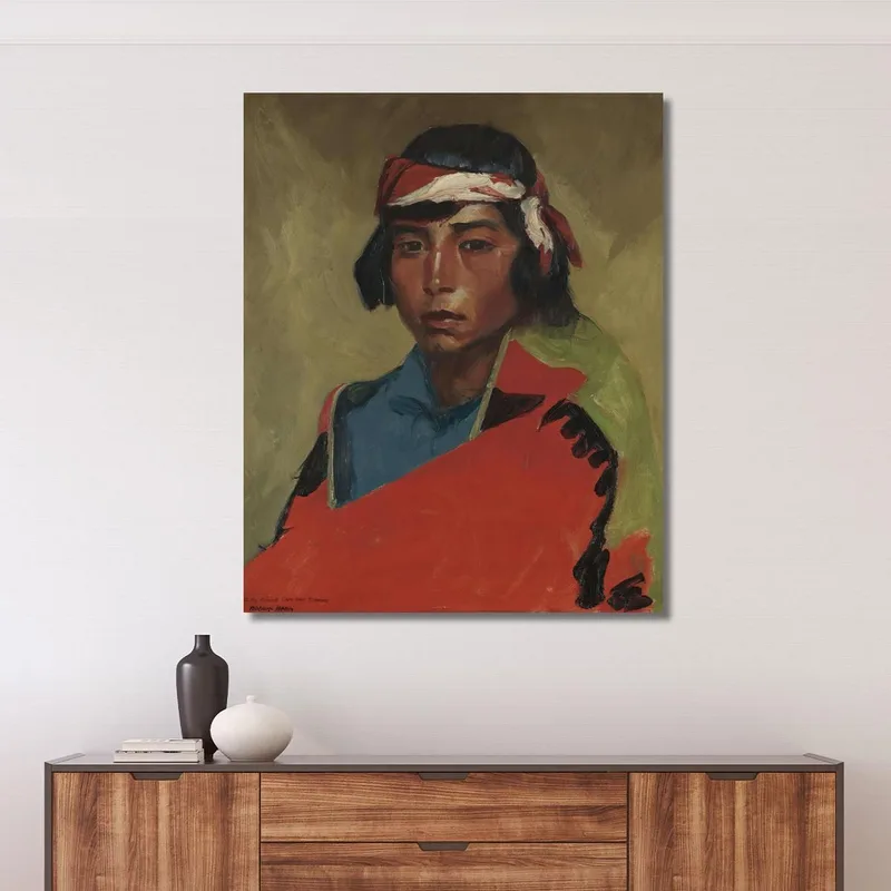 Giovane Maschio Del Pueblo Di Tesuque Robert Henri