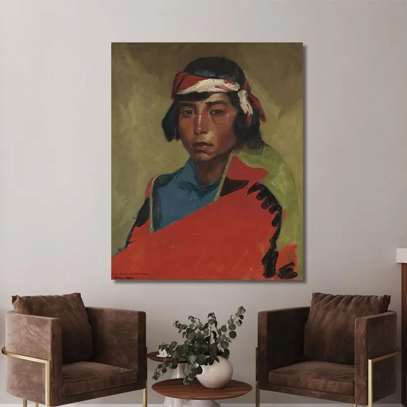 Giovane Maschio Del Pueblo Di Tesuque Robert Henri