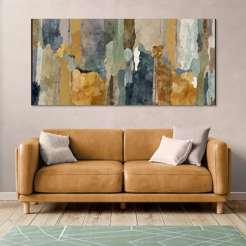 Quadro Forme Astratte Trame Di Colori