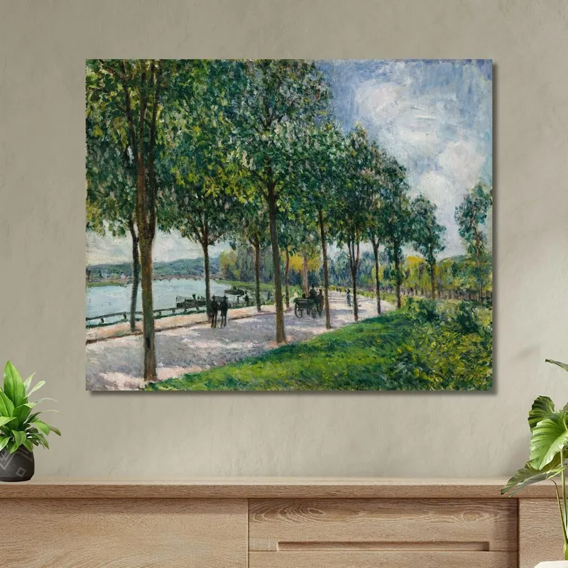 Allée De Châtaigniers Alfred Sisley