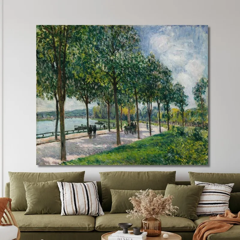 Allée De Châtaigniers Alfred Sisley